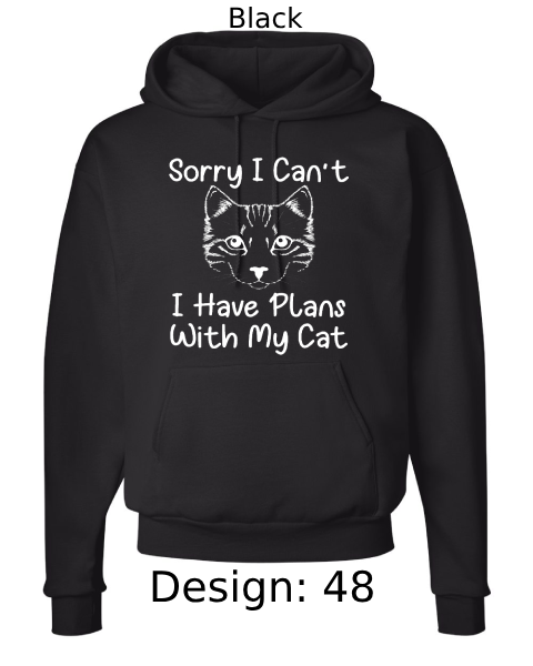Unisex Cat Hoodie Sweatshirt | Custom Hoodie