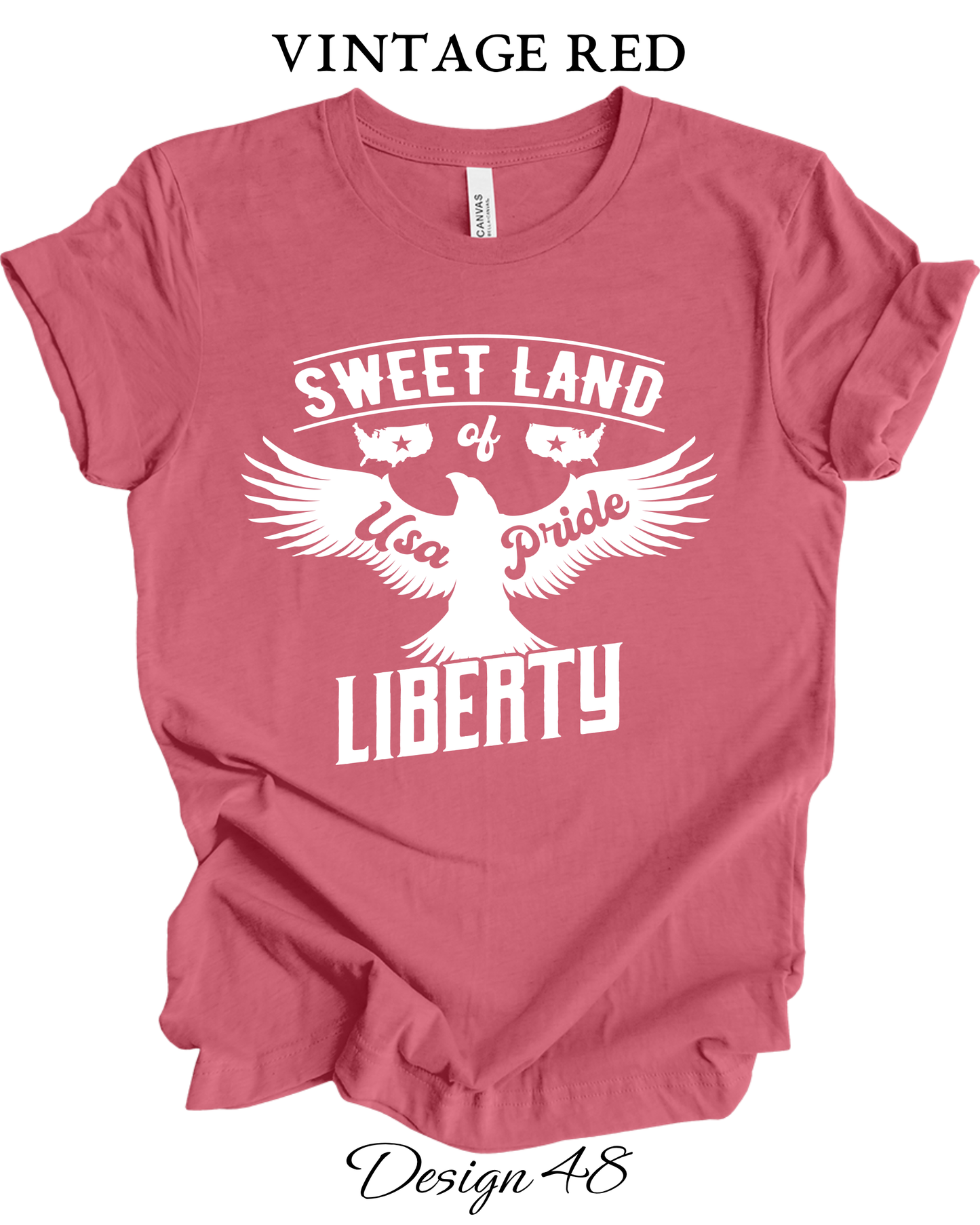 Custom Tee Unisex Crew Neck T-shirts | Patriotic Inspired Tee