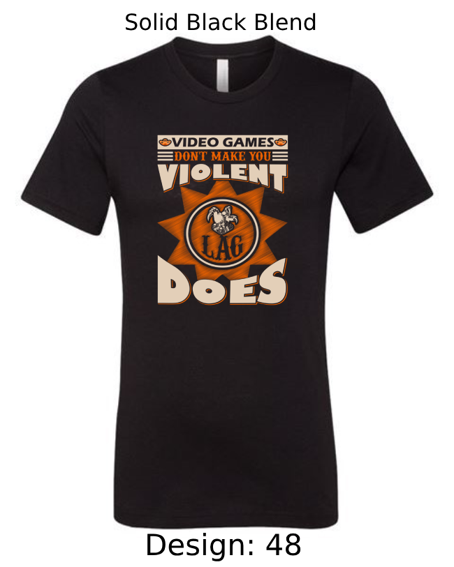 Shirts Men's Customized T-Shirts | Video Gaming Themed Tee