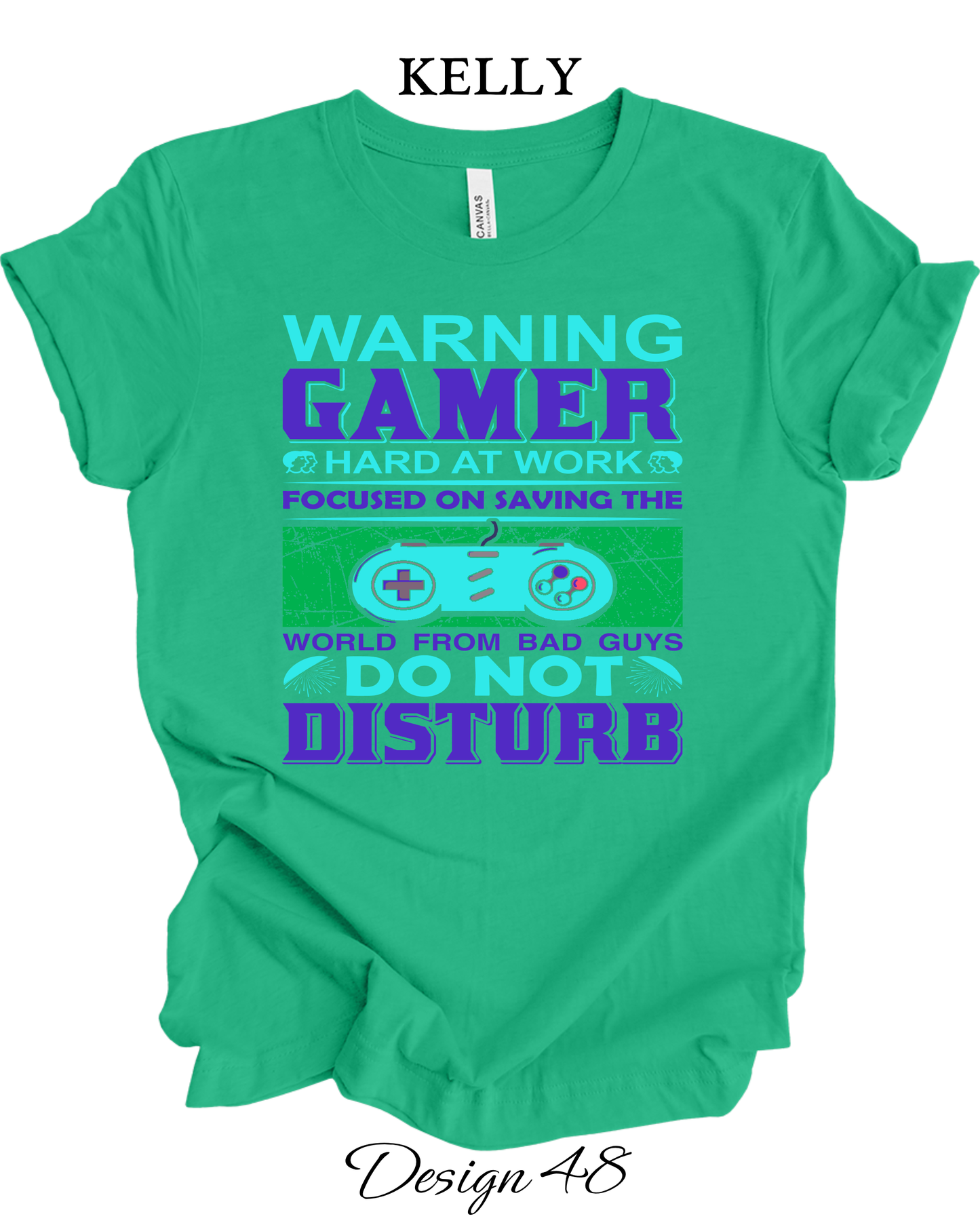 Custom Tee Unisex Crew Neck T-shirts | Video Gaming Inspired Tee