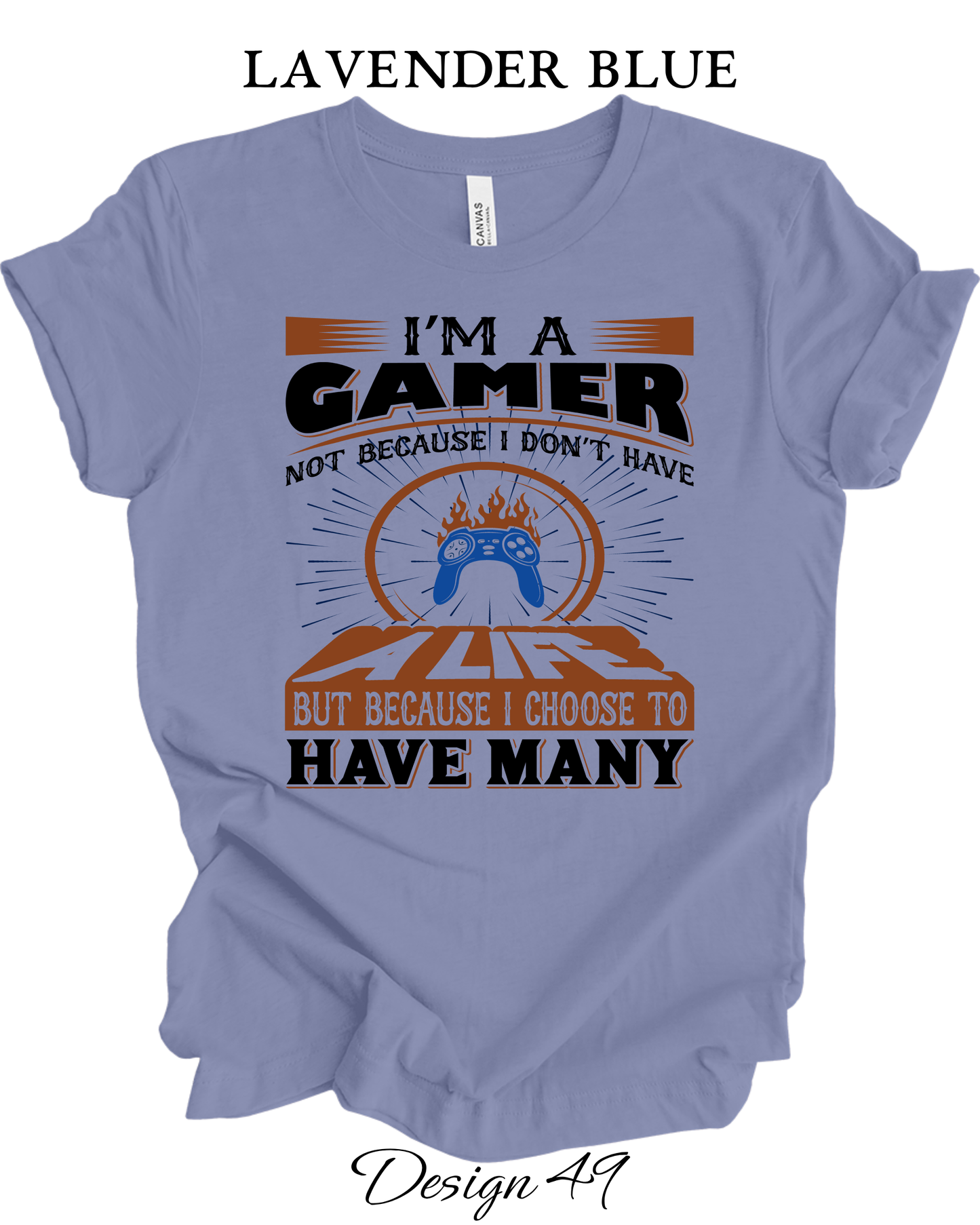 Custom Tee Unisex Crew Neck T-shirts | Video Gaming Inspired Tee