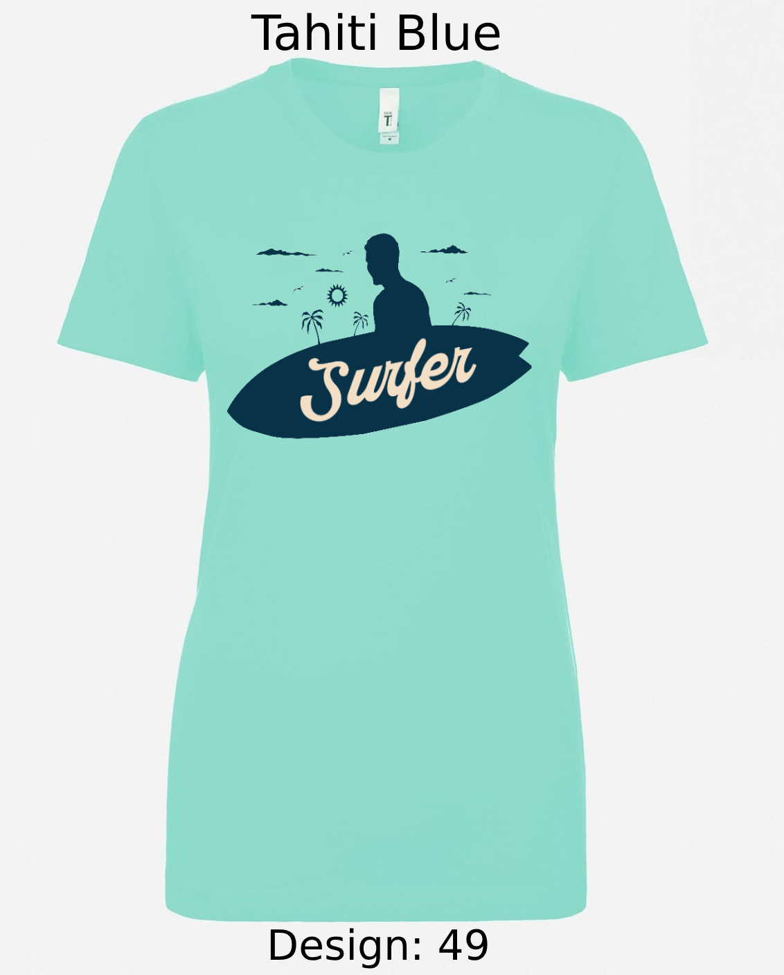 Shirts Women's Customized Tank Tops & Shirts | Summer, Surfing, & Sunshine Themed Tee