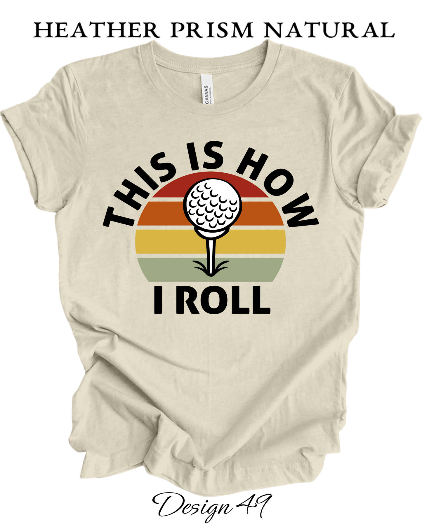 Custom Tee Unisex Crew Neck T-shirts | Golf Inspired Tees