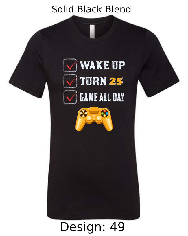 Shirts Men's Customized T-Shirts | Video Gaming Themed Tee