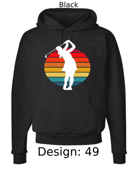 Unisex Golf Hoodie Sweatshirt | Custom Hoodie