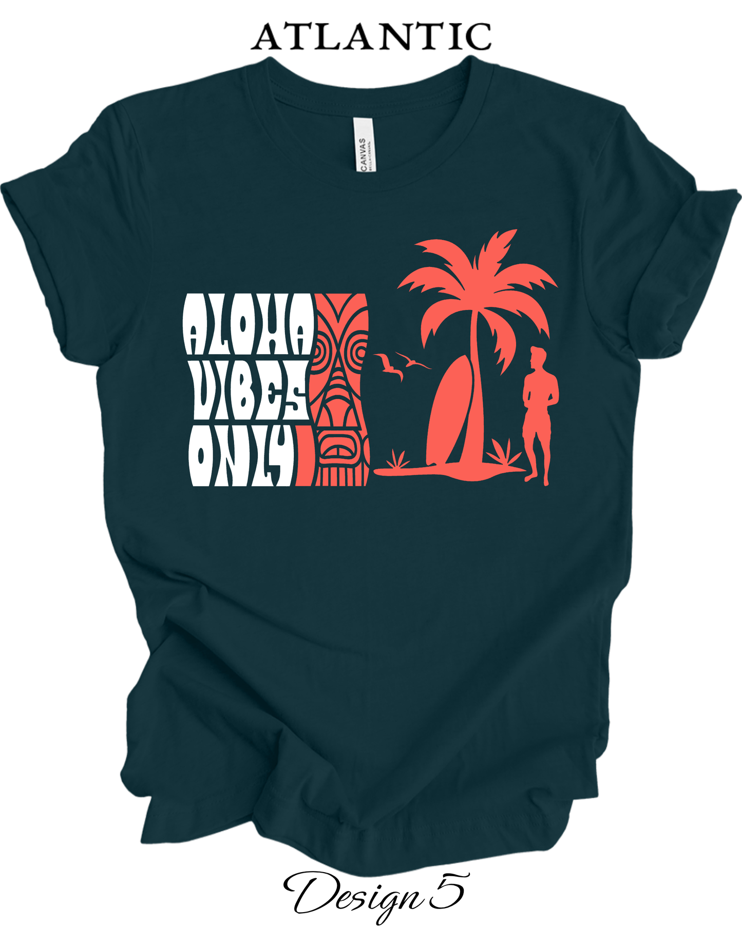 Custom Tee Unisex Crew Neck T-Shirts | Beach Inspired Tee