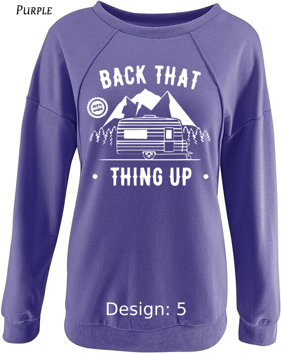 Sweatshirt Women's Camping Sweatshirt | Custom Sweatshirt