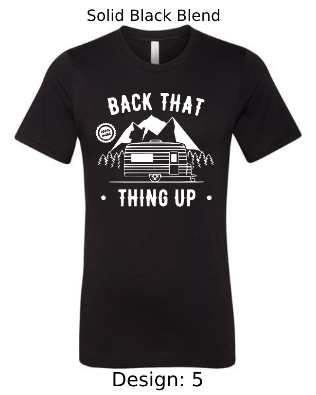 Shirts Men's Customized T-Shirts | Camping Themed Tee
