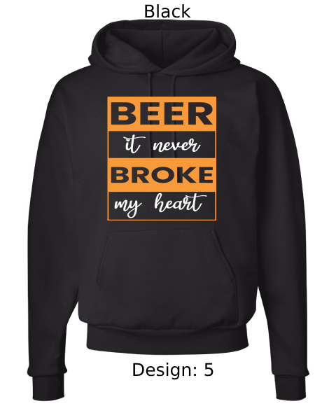 Unisex Funny Beer Hoodie Sweatshirt | Custom Hoodie