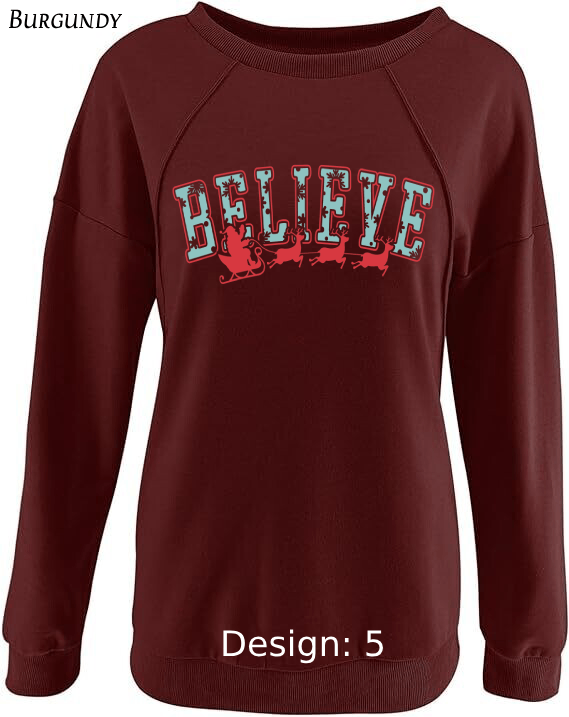 Sweatshirt Women's Christmas Funny & Cute Sweatshirt | Custom Sweatshirt