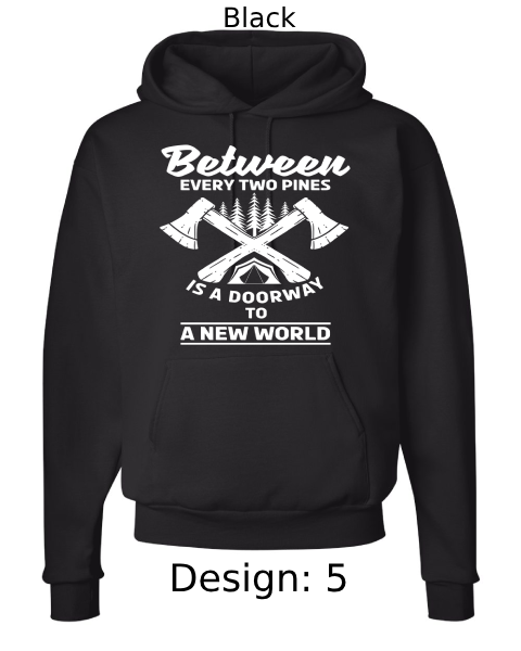 Unisex Camping Hoodie Sweatshirt | Custom Hoodie