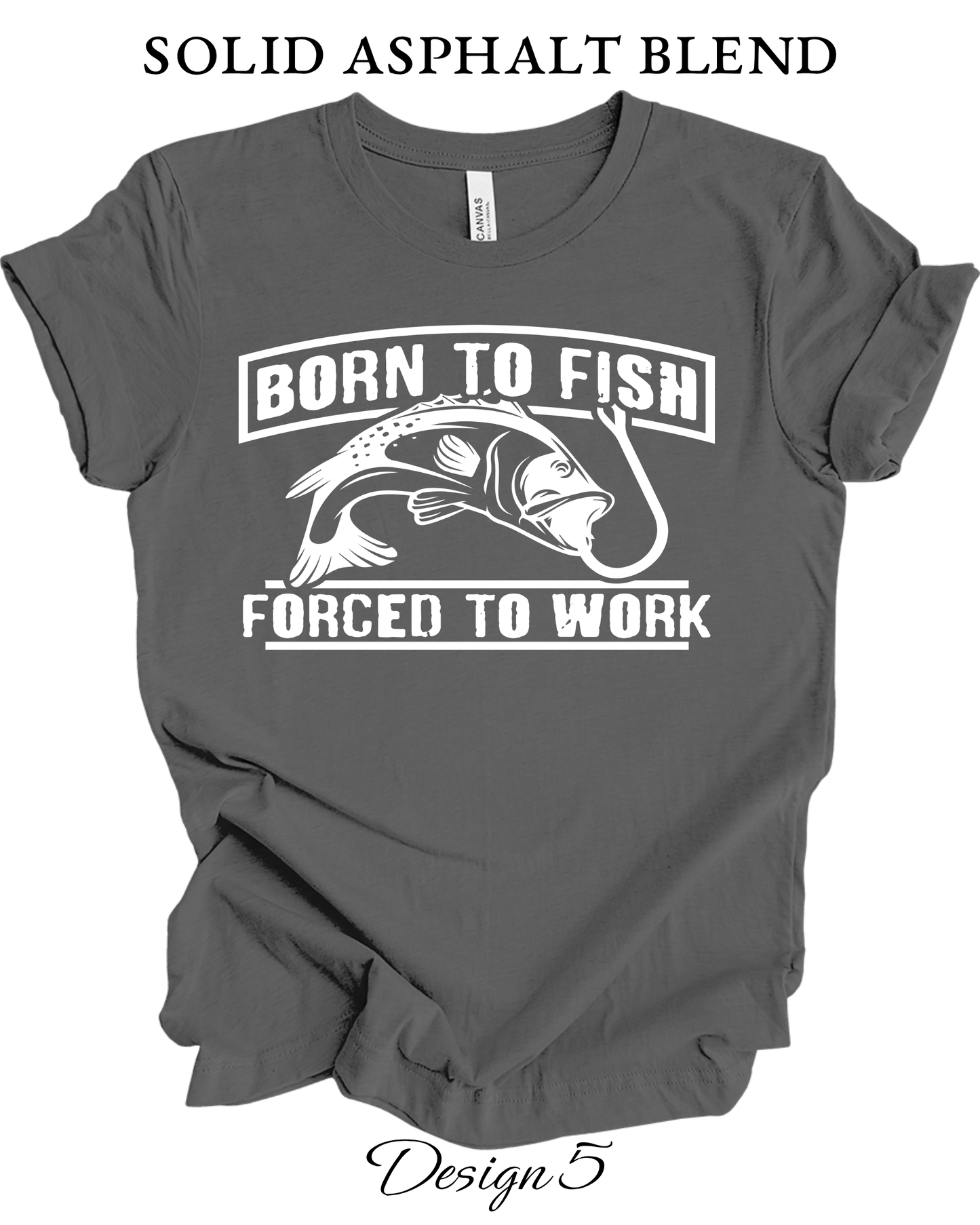 Custom Tee Unisex Crew Neck T-Shirts | Fishing Inspired Tees