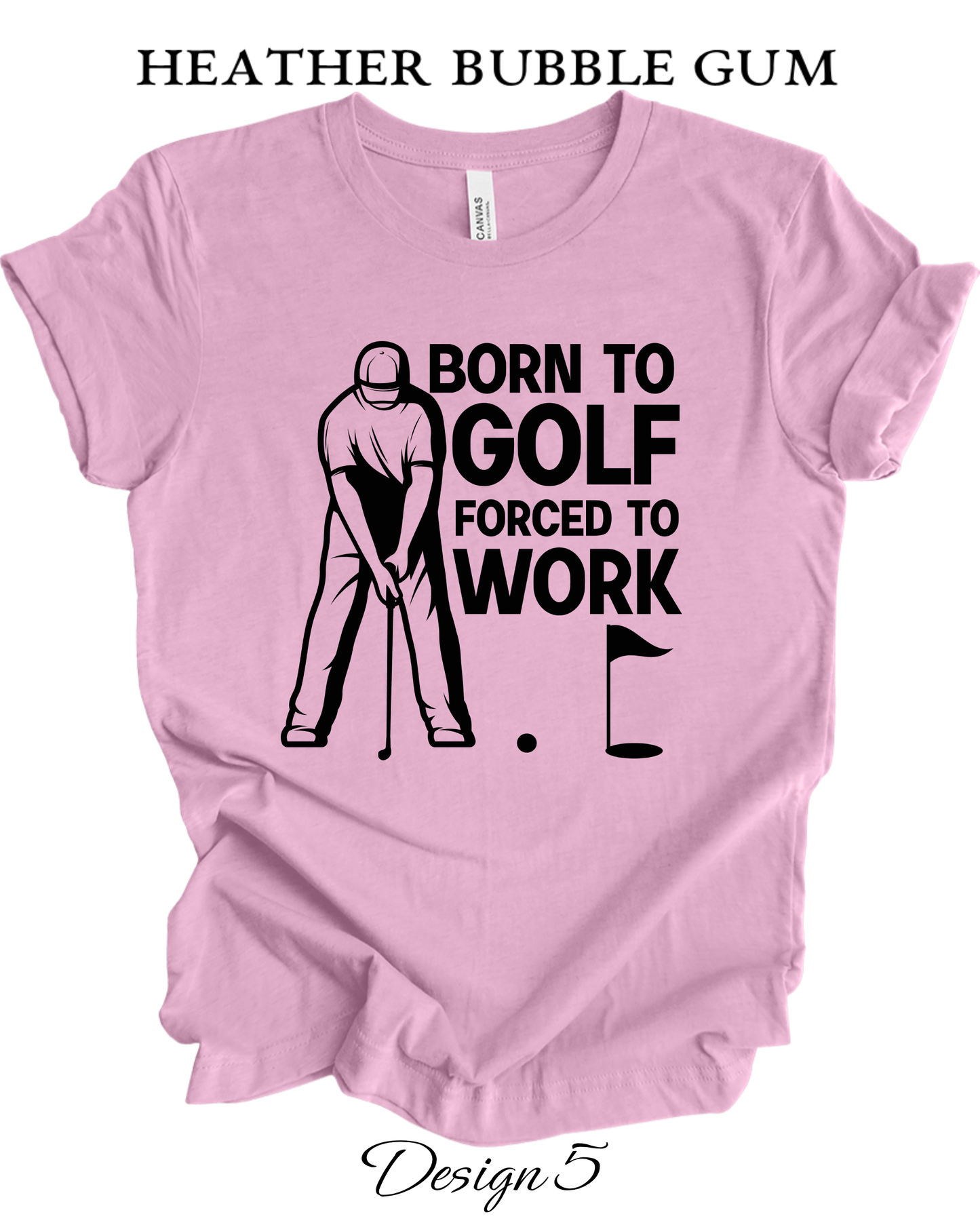 Custom Tee Unisex Crew Neck T-shirts | Golf Inspired Tees