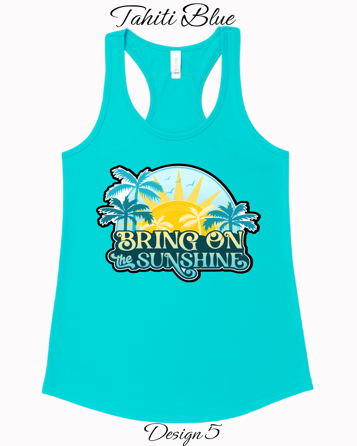 Custom Women's Tank Tops & Tees | Summer, Surfing, & Sunshine Inspired Tee
