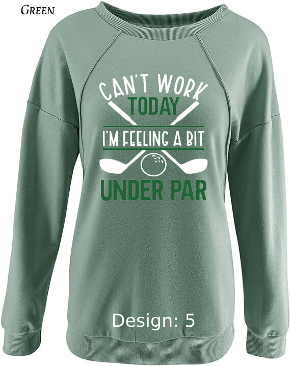 Sweatshirt Women's Golf Sweatshirt | Custom Sweatshirt