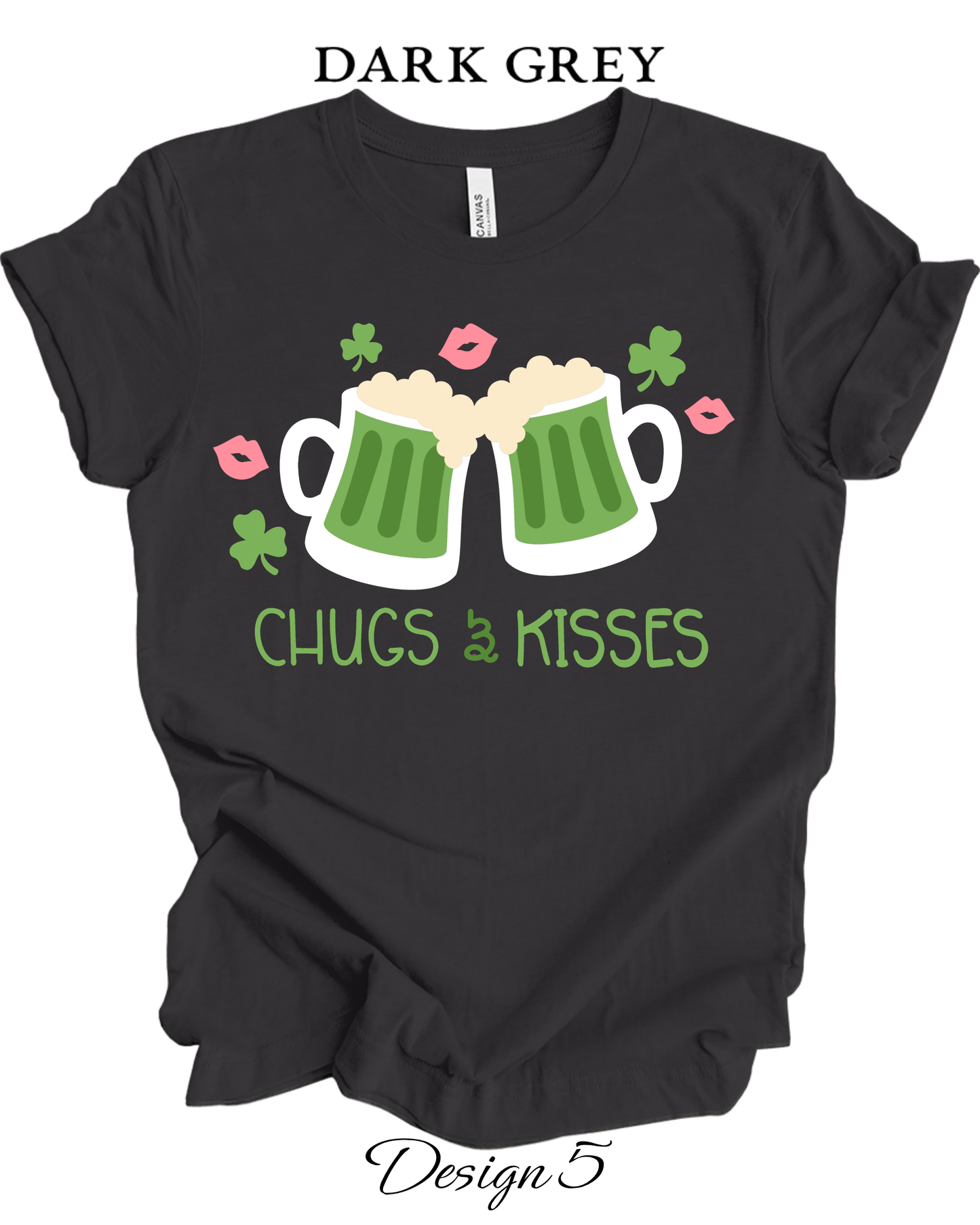 Custom Tee Unisex Crew Neck T-shirts | St. Patrick's Day Inspired Tee