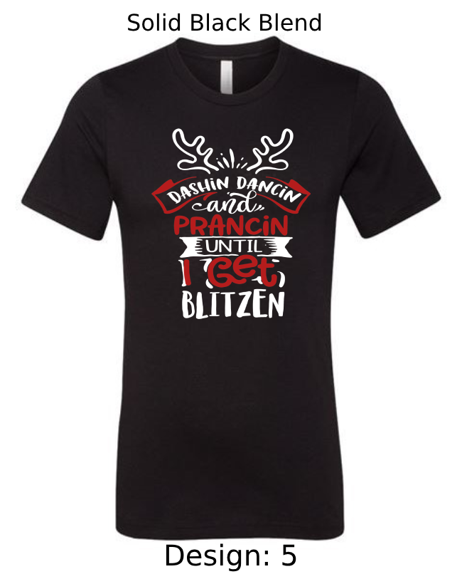 Shirts Men's Customized T-Shirts | Christmas Funny Drinking Themed Tee