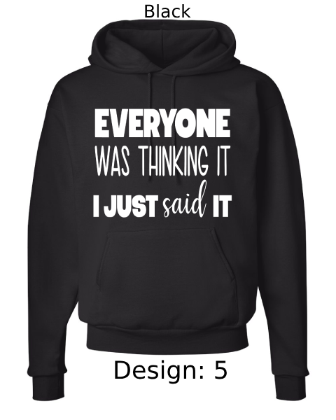 Unisex Funny & Sarcastic Hoodie Sweatshirt | Custom Hoodie