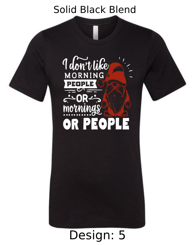 Shirts Men's Customized T-Shirts | Christmas Funny Gnome Themed Tee