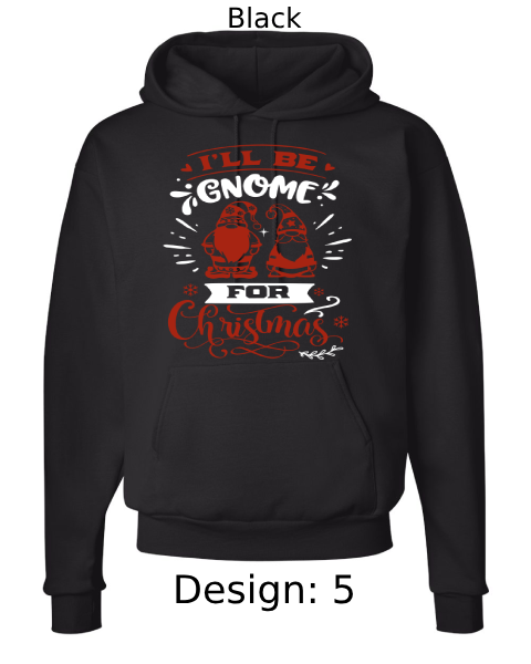 Unisex Christmas Funny Gnome Hoodie Sweatshirt | Custom Hoodie