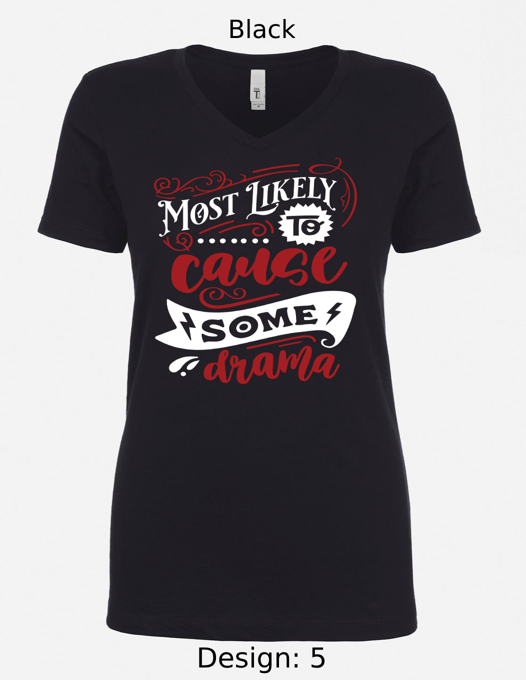 Shirts Women's Customized Tank Tops & Shirts | Christmas Funny Most Likely To Themed Tee
