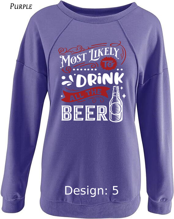 Sweatshirt Women's Christmas Funny Most Likely To Sweatshirt | Custom Sweatshirt