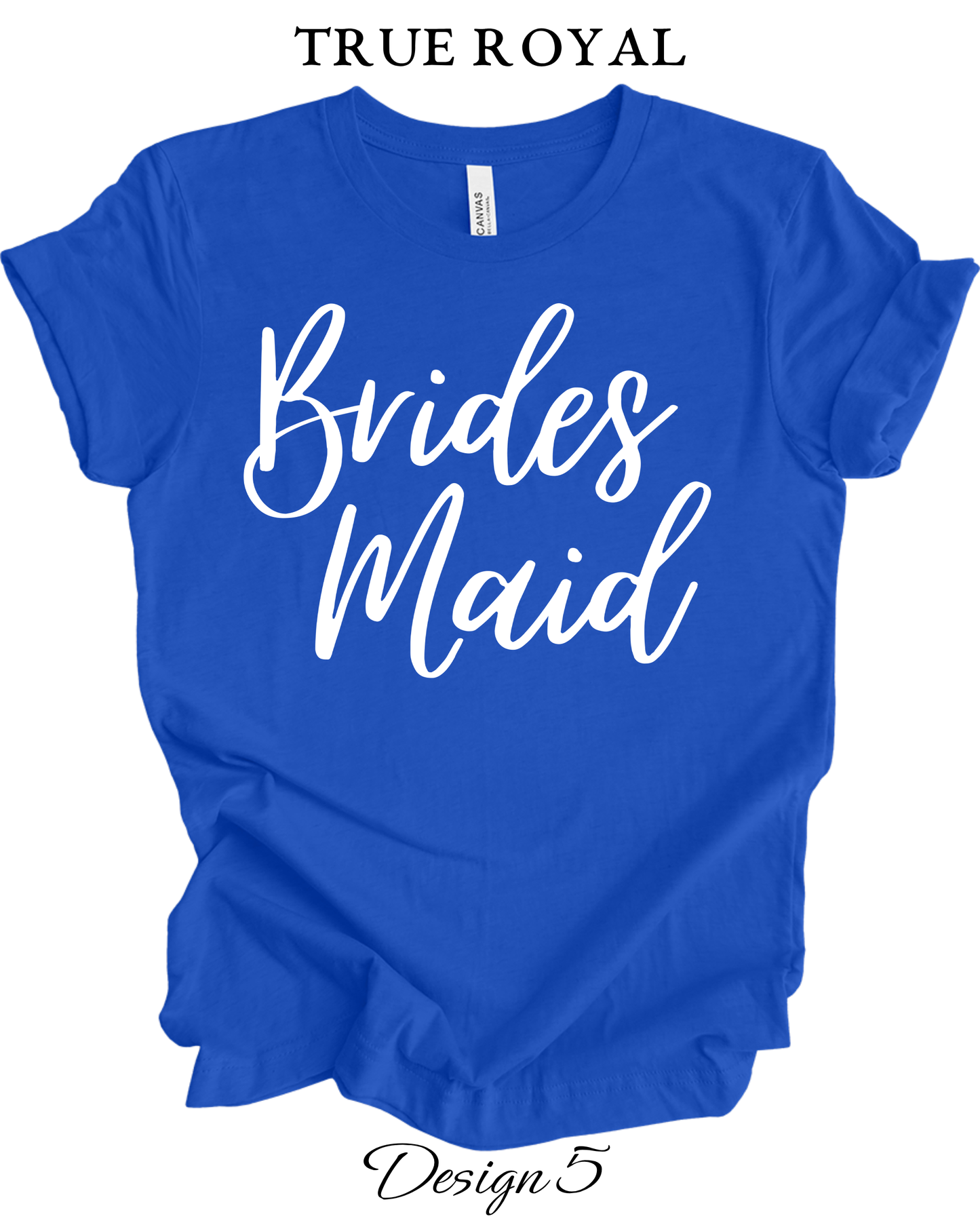 Custom Tee Unisex Crew Neck T-Shirts | Bride, Bachelorette, Brides Maid Group Wedding Shirts