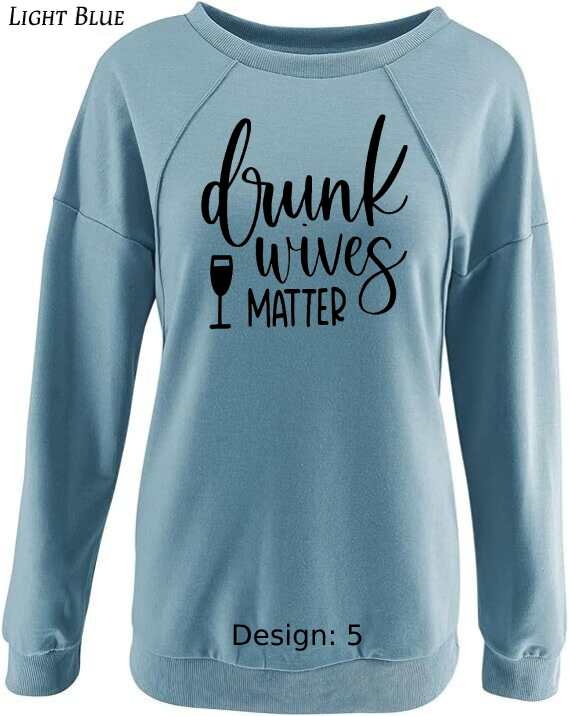 Sweatshirt Women's Wine Sweatshirt | Custom Sweatshirt