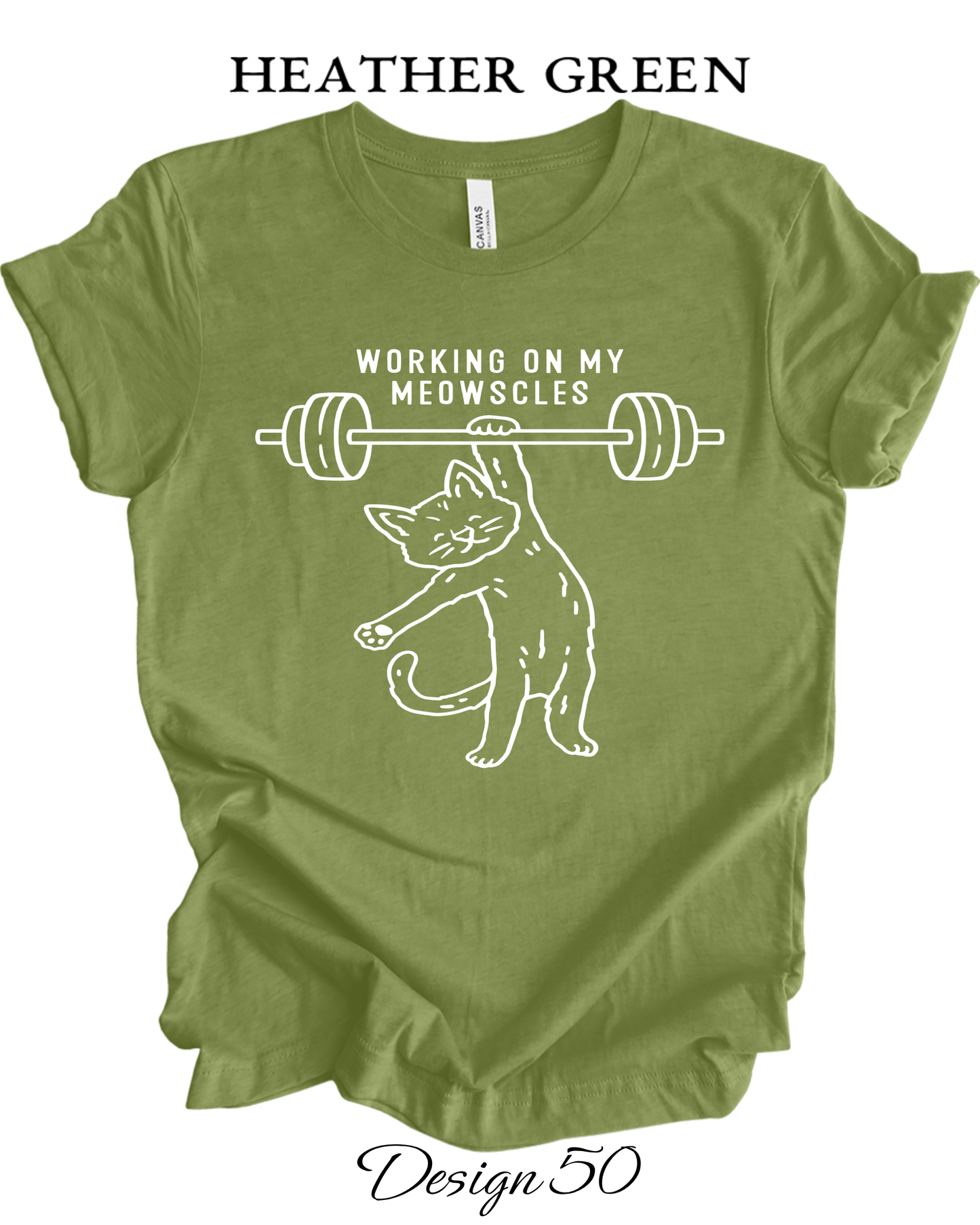 Custom Tee Unisex Crew Neck T-Shirts  | Cat Inspired Tee