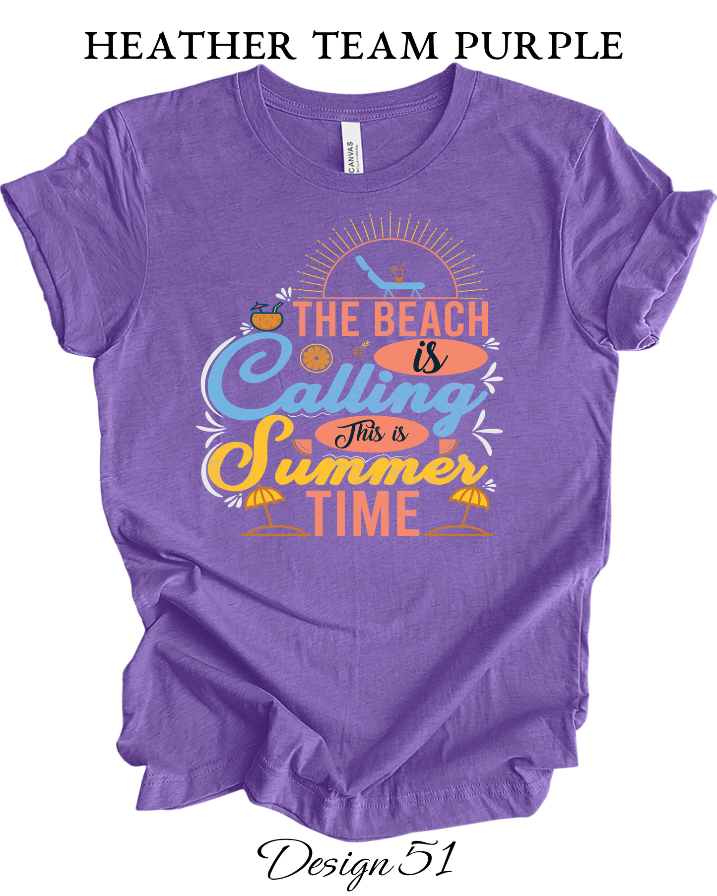 Custom Tee Unisex Crew Neck T-Shirts | Summer, Surfing, & Sunshine Inspired Tee