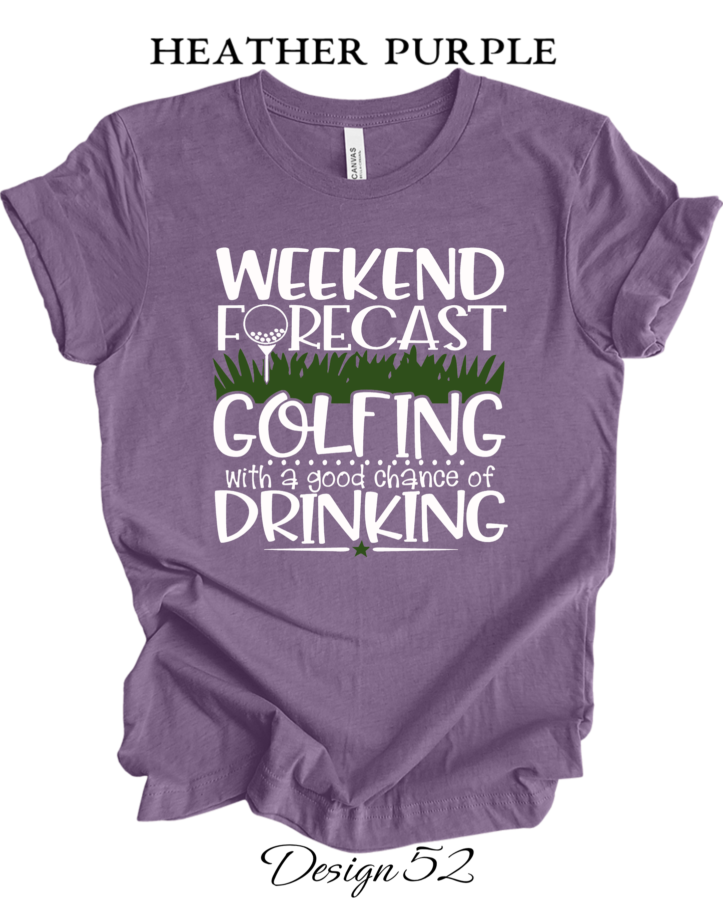 Custom Tee Unisex Crew Neck T-shirts | Golf Inspired Tees