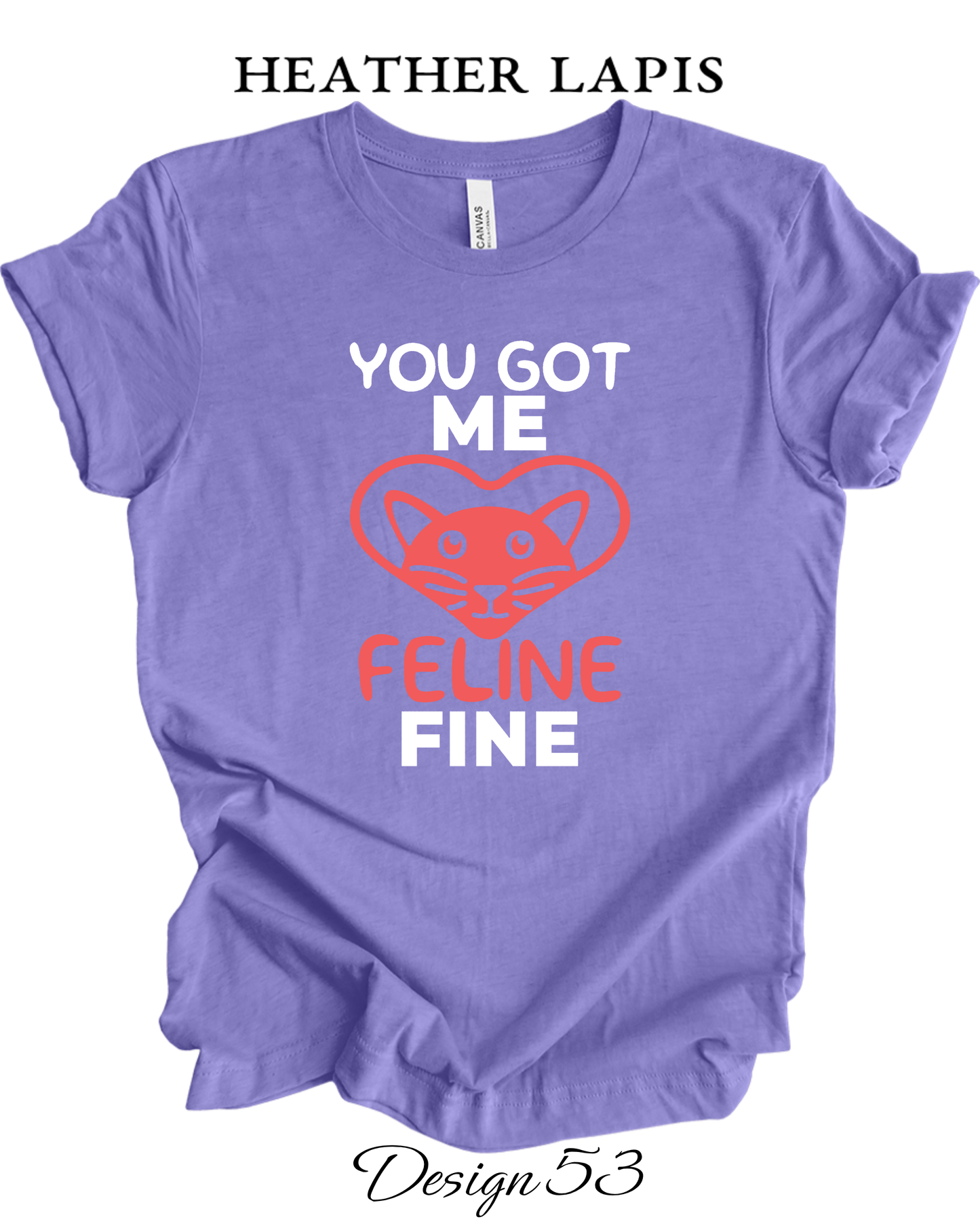 Custom Tee Unisex Crew Neck T-Shirts  | Cat Inspired Tee