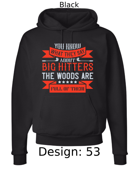 Unisex Golf Hoodie Sweatshirt | Custom Hoodie