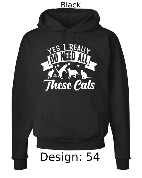 Unisex Cat Hoodie Sweatshirt | Custom Hoodie