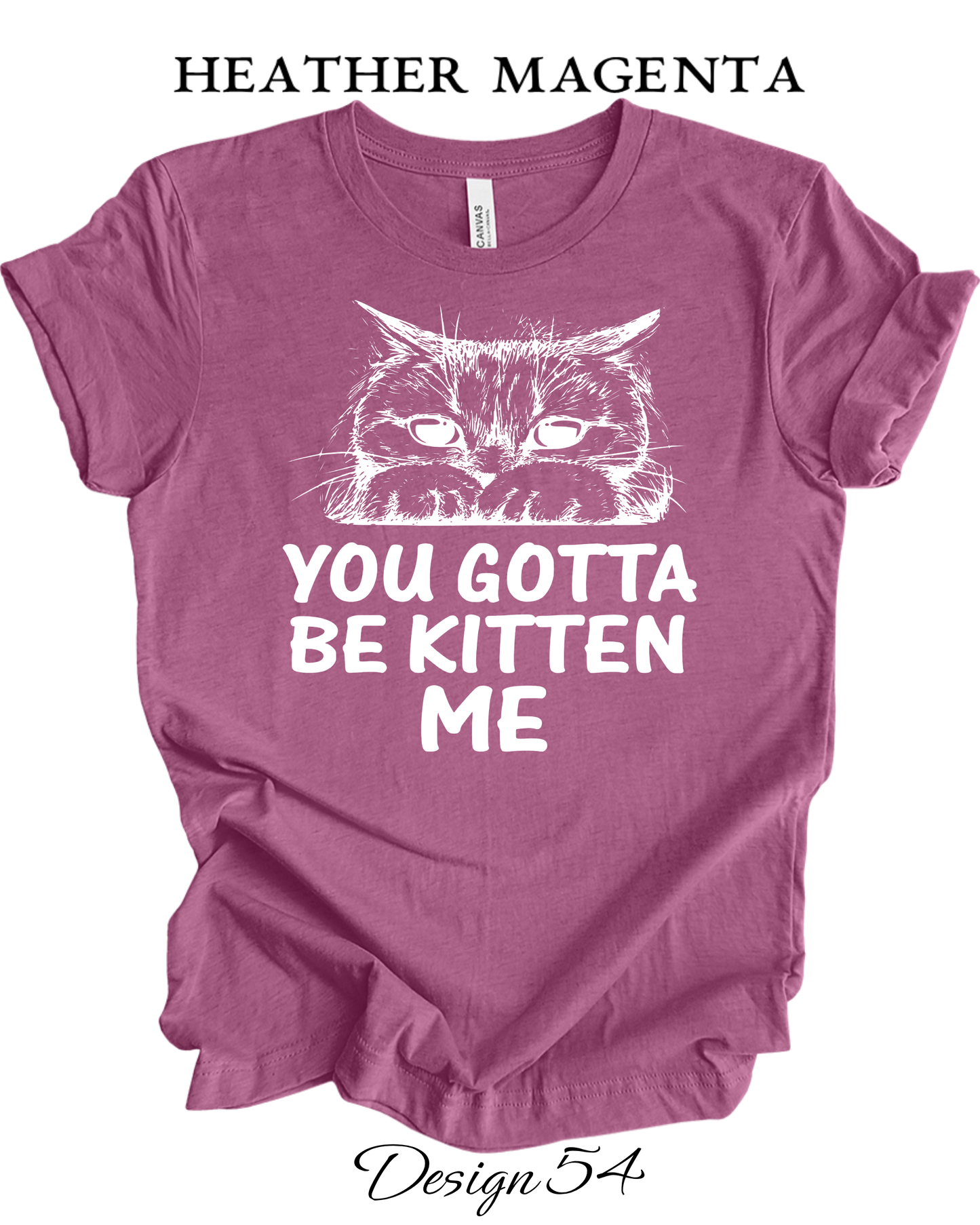 Custom Tee Unisex Crew Neck T-Shirts  | Cat Inspired Tee