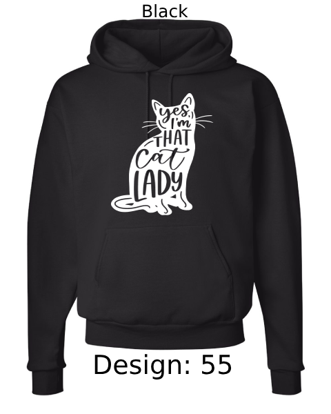 Unisex Cat Hoodie Sweatshirt | Custom Hoodie