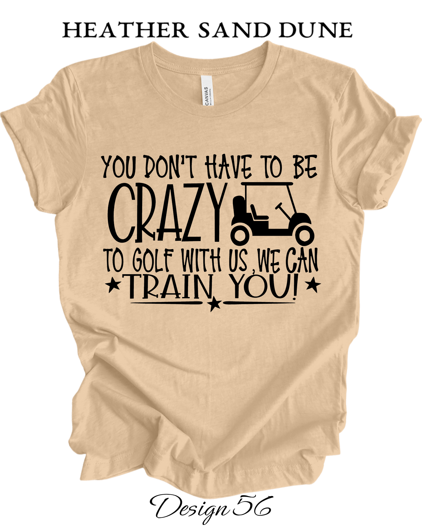 Custom Tee Unisex Crew Neck T-shirts | Golf Inspired Tees