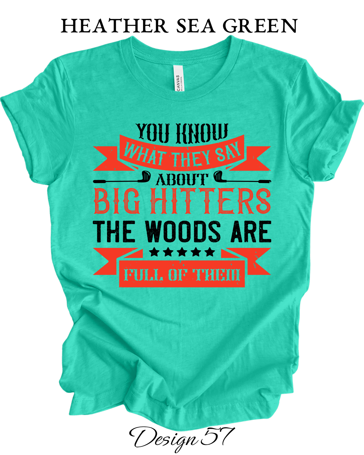 Custom Tee Unisex Crew Neck T-shirts | Golf Inspired Tees