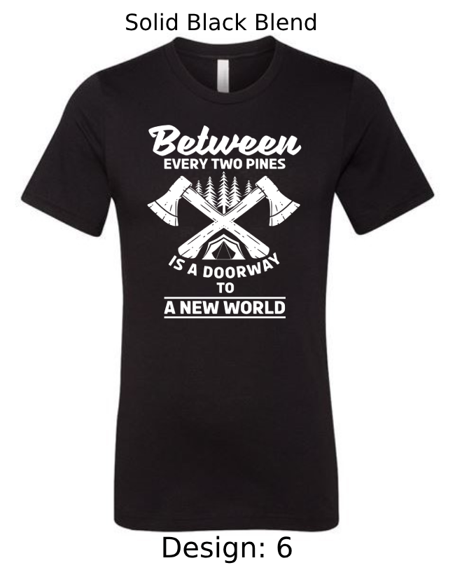 Shirts Men's Customized T-Shirts | Camping Themed Tee