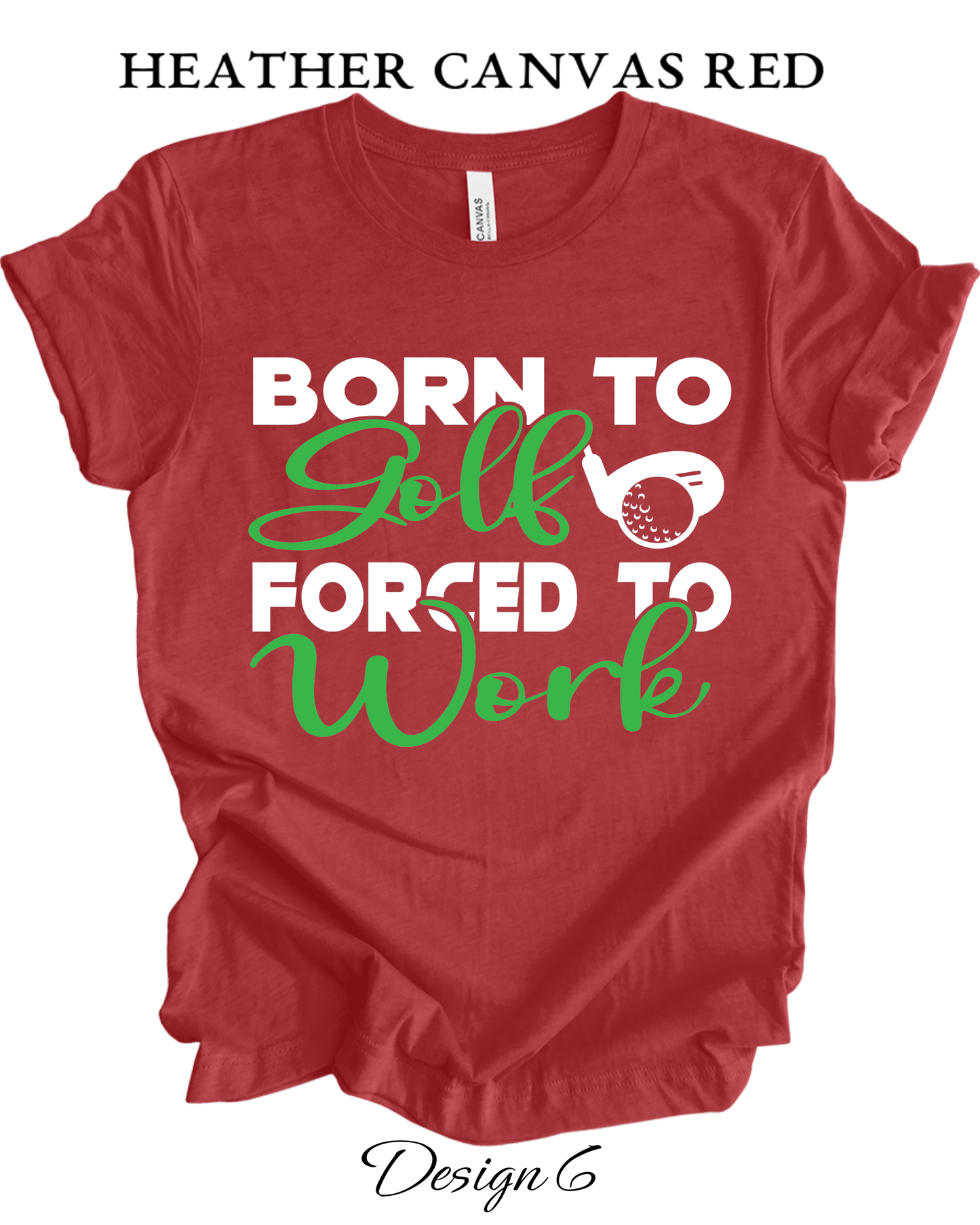 Custom Tee Unisex Crew Neck T-shirts | Golf Inspired Tees