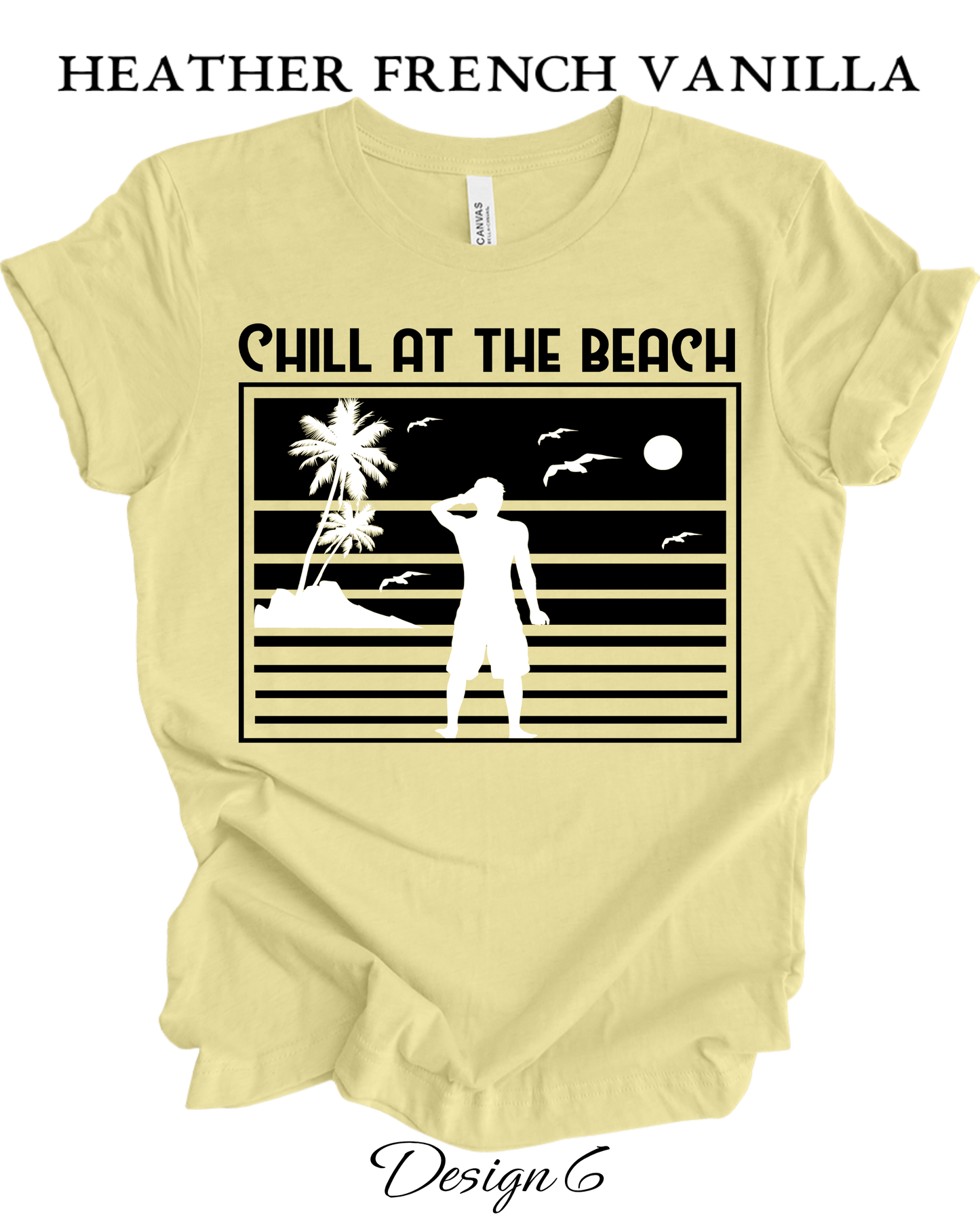 Custom Tee Unisex Crew Neck T-Shirts | Summer, Surfing, & Sunshine Inspired Tee