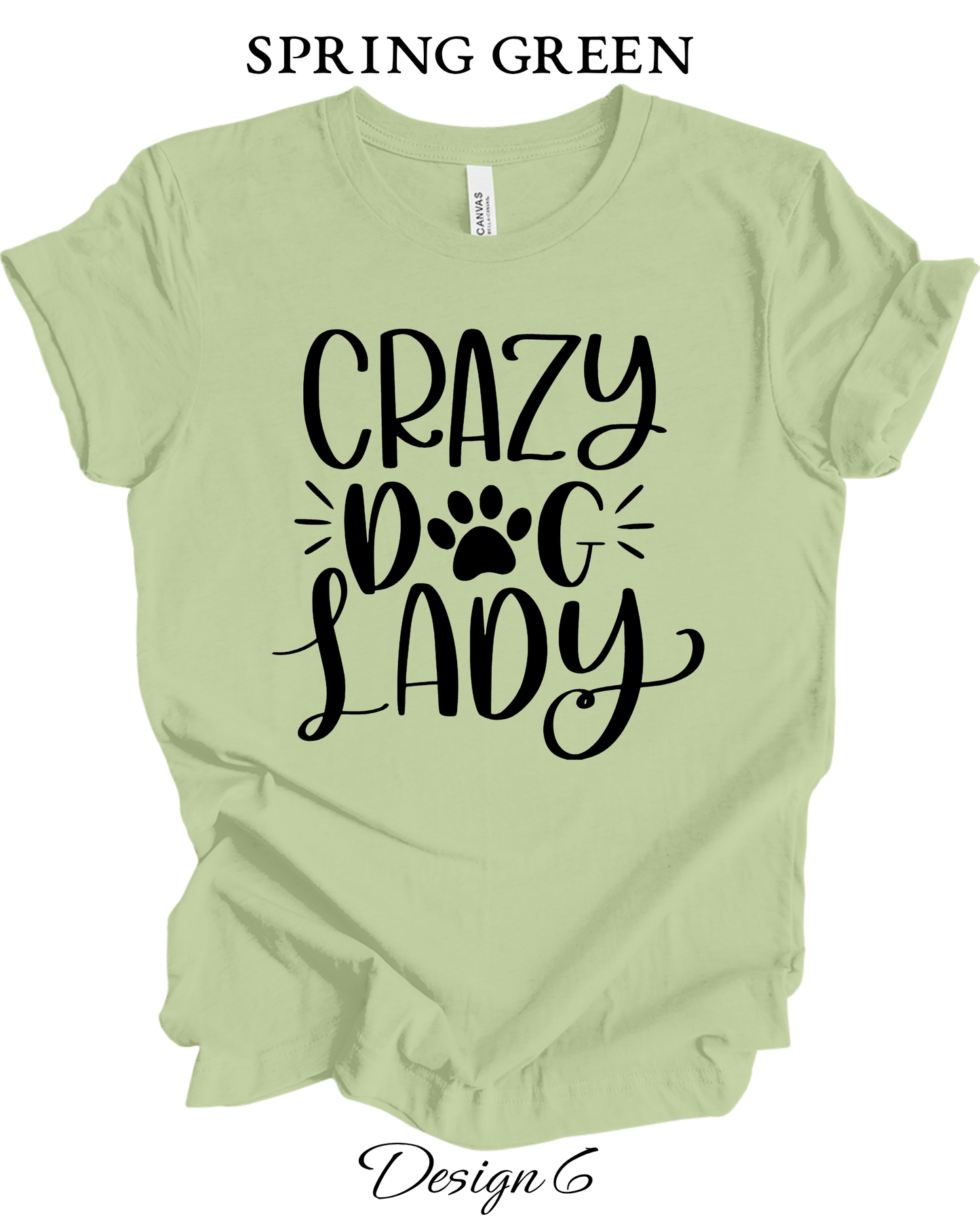 Custom Tee Unisex Crew Neck T-shirts | Dog Inspired Tee