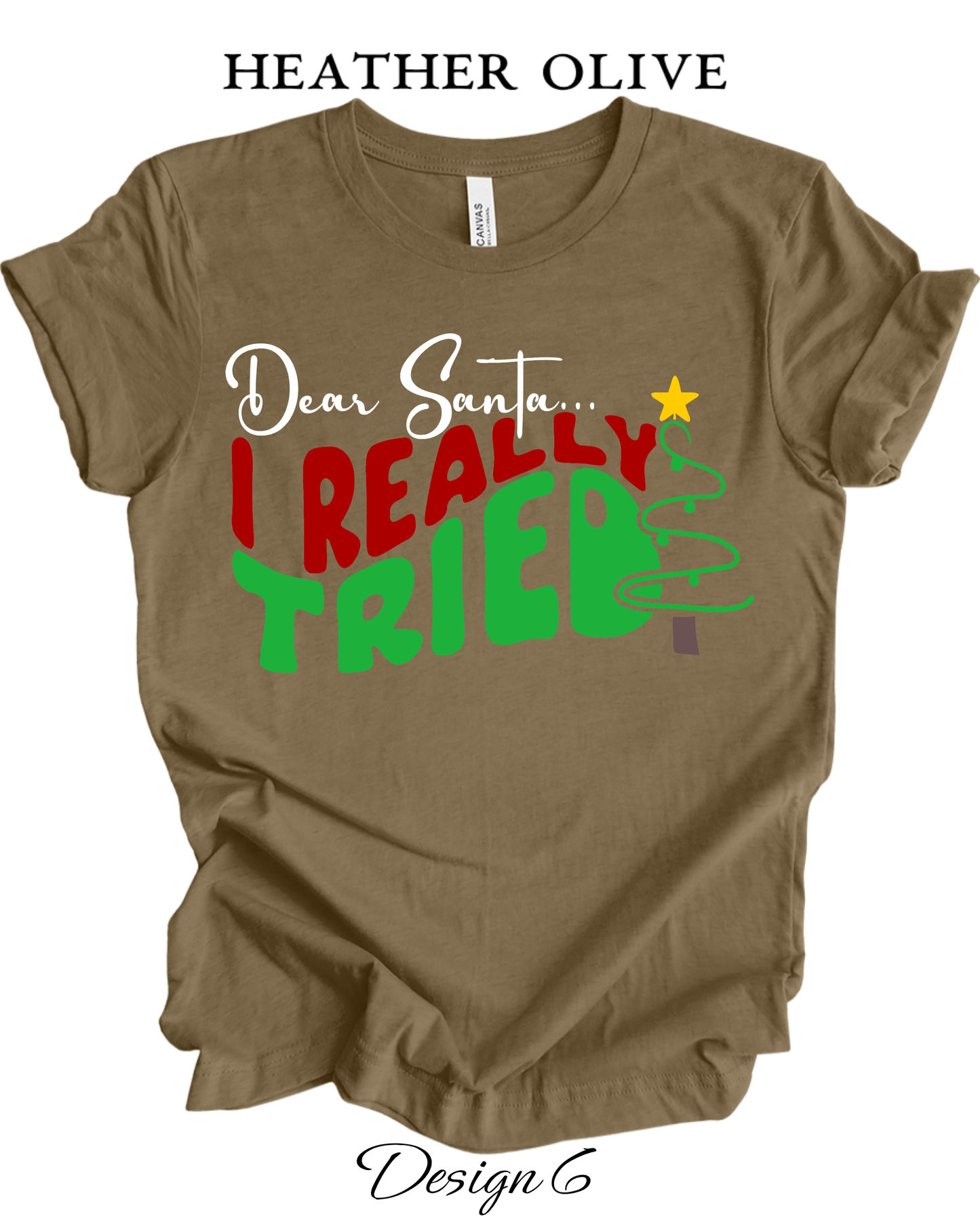 Custom Tee Unisex Crew Neck T-Shirts | Christmas Funny Santa Inspired Tee