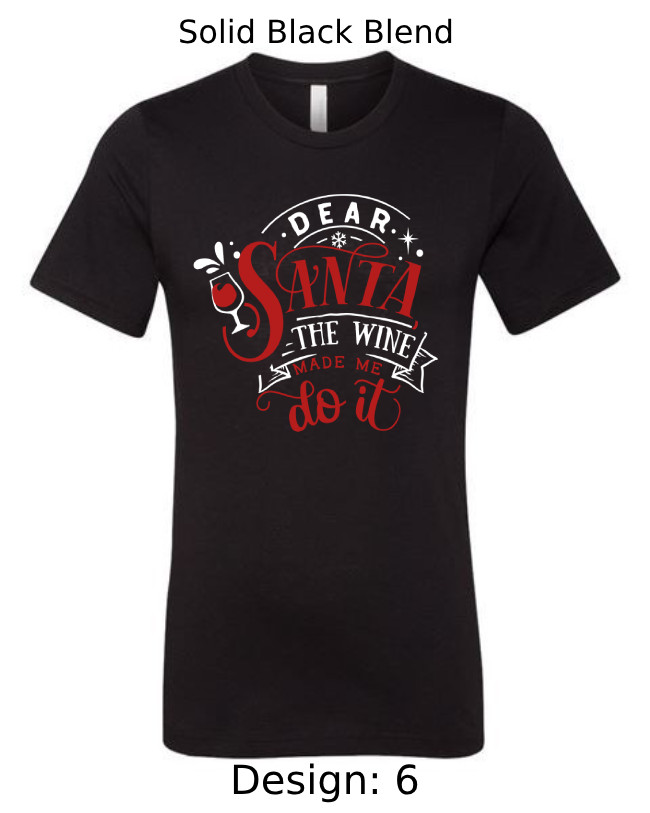 Shirts Men's Customized T-Shirts | Christmas Funny Drinking Themed Tee