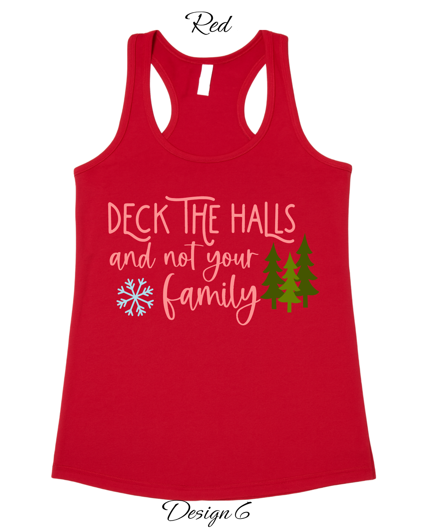 Custom Women's Tank Tops & Tees | Christmas Funny Inspired Tee