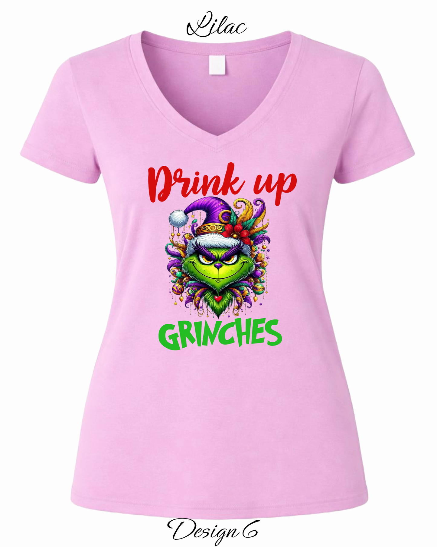 Custom Women's Tank Tops & Tees | Christmas Funny Grinch Inspired Tee