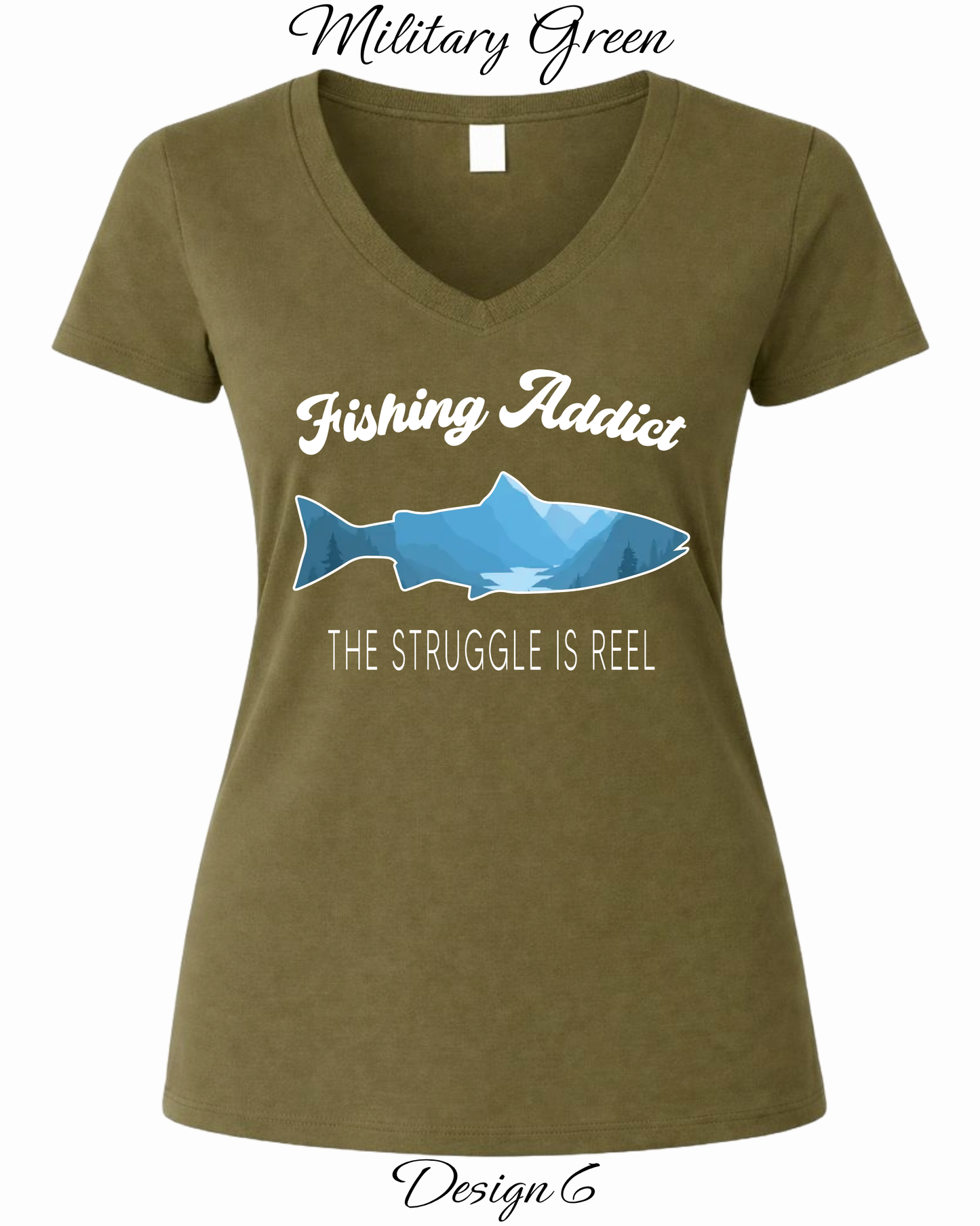 Custom Women's Tank Tops & Tees | Fishing Inspired Tee