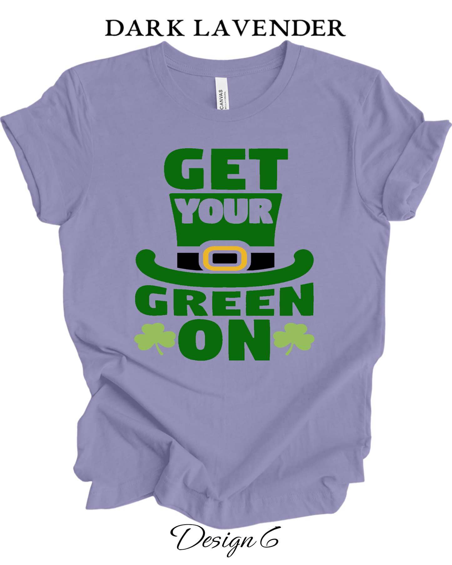 Custom Tee Unisex Crew Neck T-shirts | St. Patrick's Day Inspired Tee