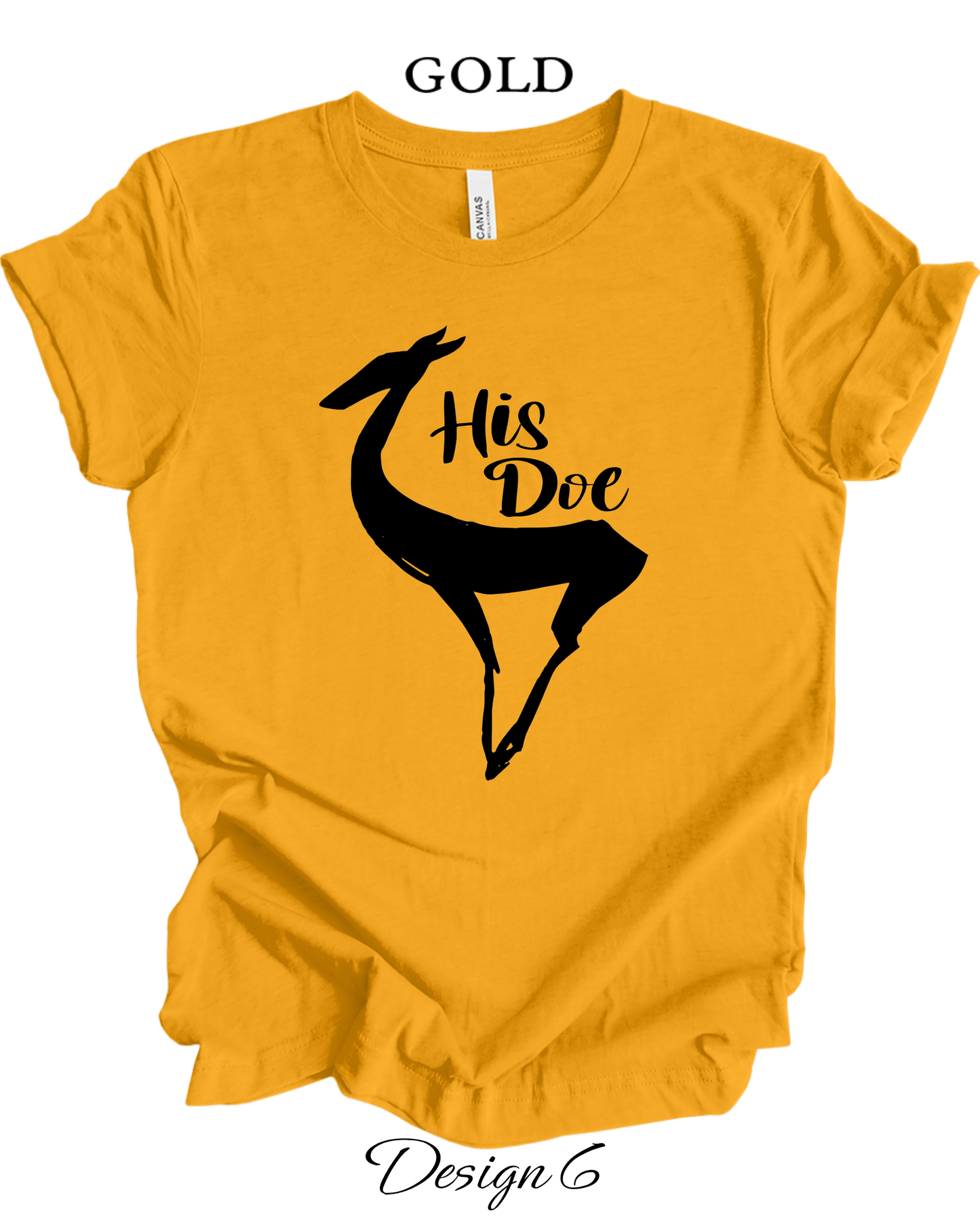 Custom Tee Unisex Crew Neck T-shirts | His & Hers Couples Matching Shirts