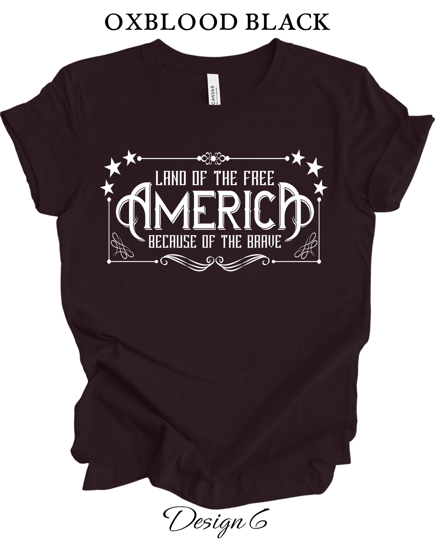 Custom Tee Unisex Crew Neck T-shirts | Patriotic Inspired Tee